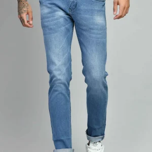 Men's Flat Finish Stretchable Jeans