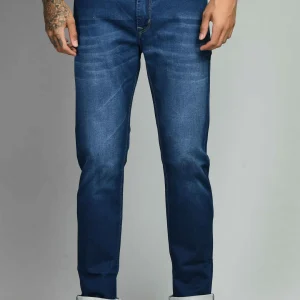 Men's Flat Finish Stretchable Jeans