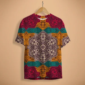 Ethnic Style All Over Print Suit Sets