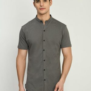 Men's Mandarin Collar Short