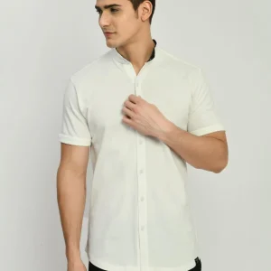 Men's Mandarin Collar Short