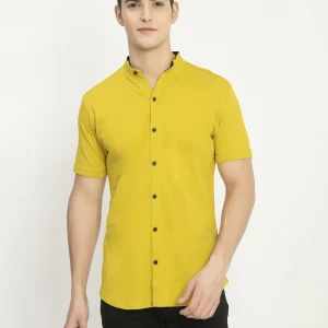 Men's Mandarin Collar Short