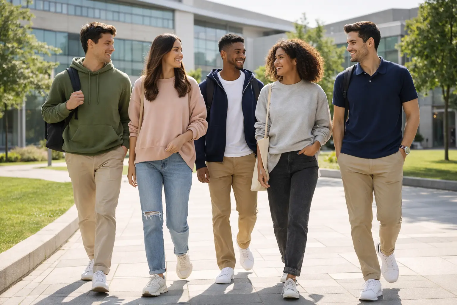 Trendy college outfit ideas for boys and girls on campus