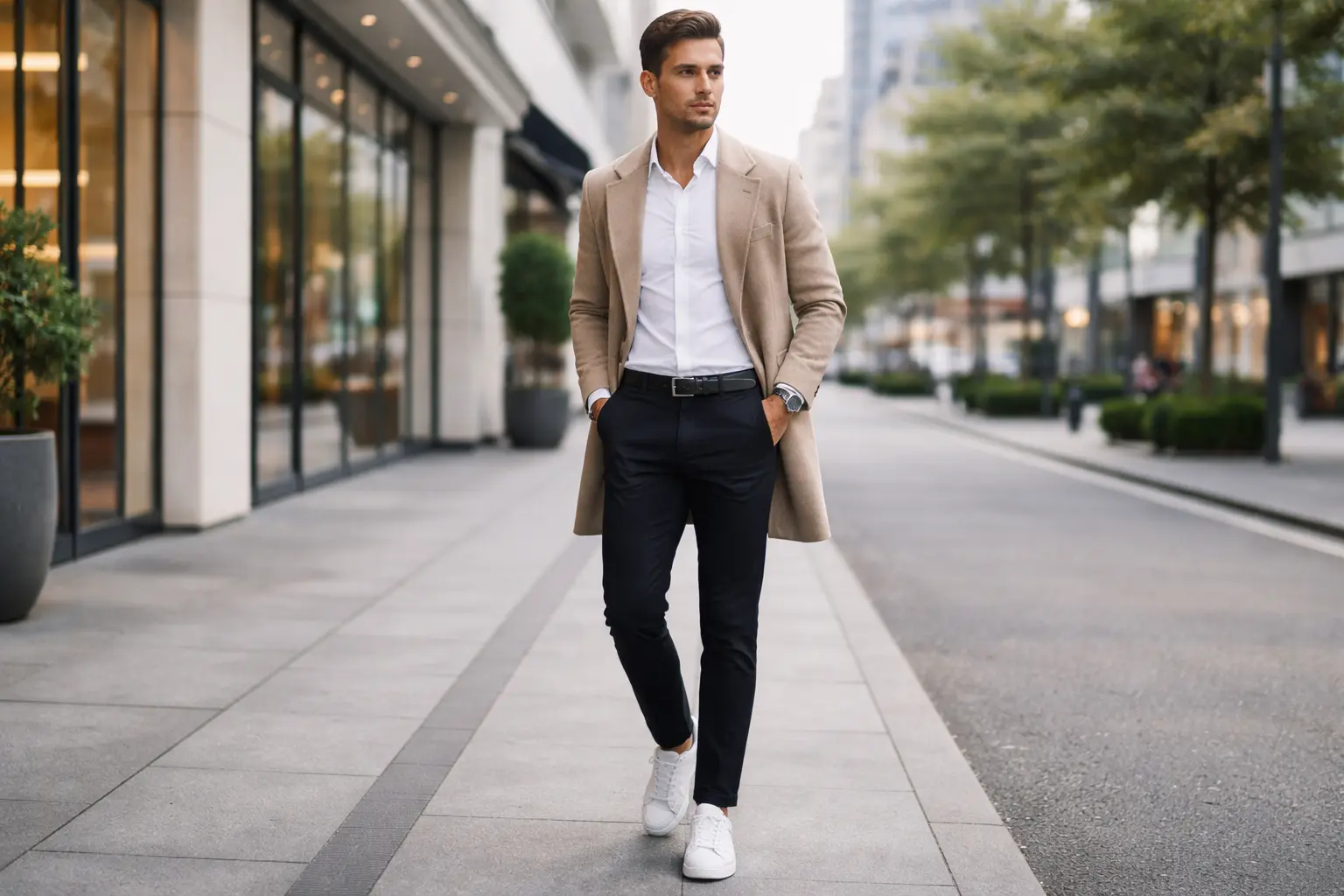 how to look rich with neutral minimalist outfit on a budget