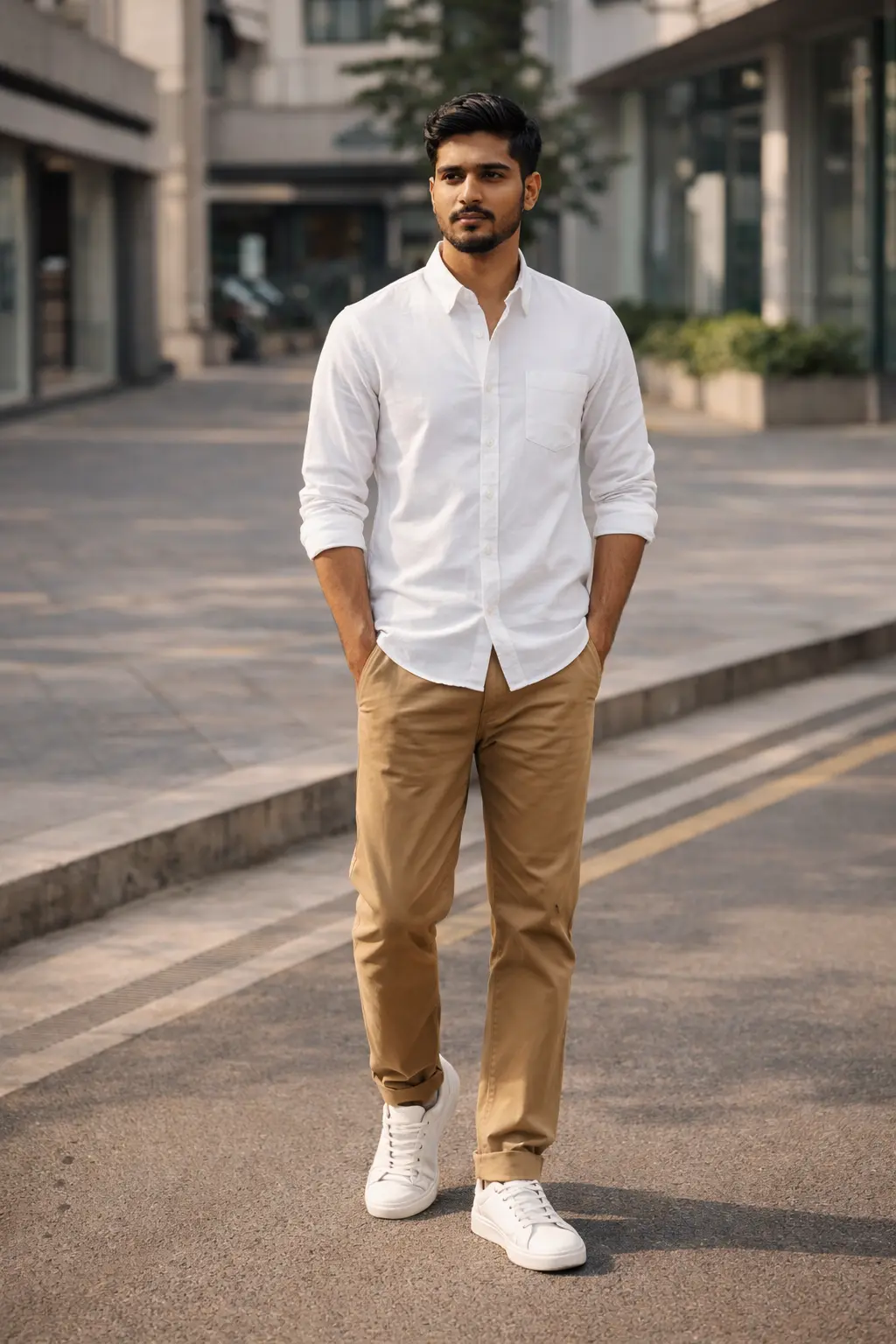 Simple outfit, powerful style — master the smart casual look on a budget.